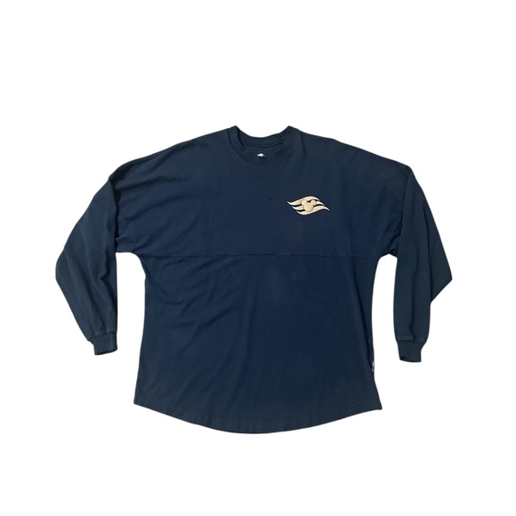 Disney Tops - Disney Cruise Line Spirt Jersey Blue and Rose Gold Glitter Size Large DCL Merch